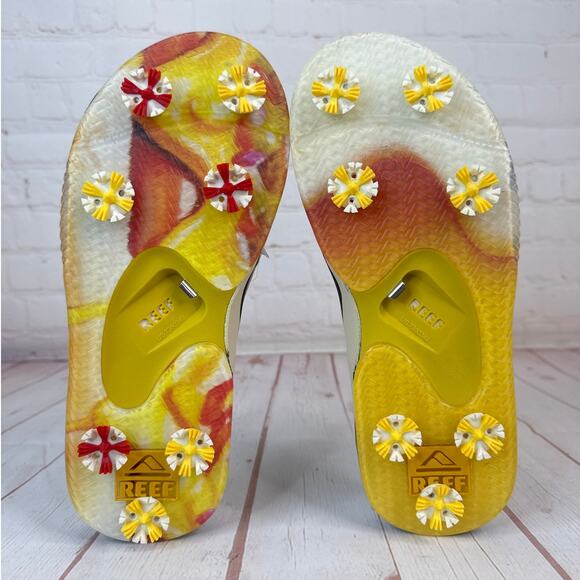 Reef Spackler 19th Hole Brown Flip Flops Sandals With Bottle Opener Mens Size 9 - Picture 9 of 10